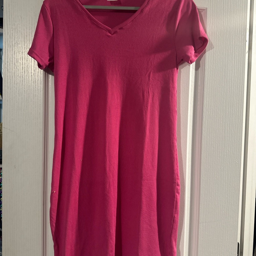 Vibrant Pink Women's Dress